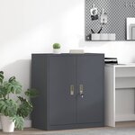 vidaXL Armoire de rangement Anthracite 80 x 40 x 90 cm Acier