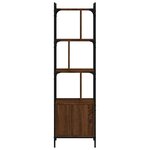 vidaXL Bibliothèque avec porte chêne marron 44 5x30x154 5 cm