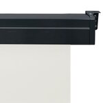 vidaXL Auvent latéral de balcon 175x250 cm Crème