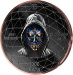 Pièce de monnaie en Argent 1000 Satoshi g 21 Millésime 2026 Satoshi SHARK