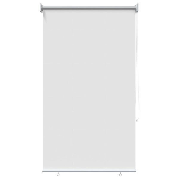 vidaXL Store enrouleur Protection UV Blanc 80 x 140 cm Polyester