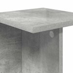 vidaXL Support de Plante 2 pièces Gris béton 25 x 25 5 x 60 5 cm