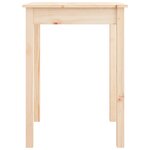 vidaXL Table à manger 55x55x75 cm Bois massif de pin