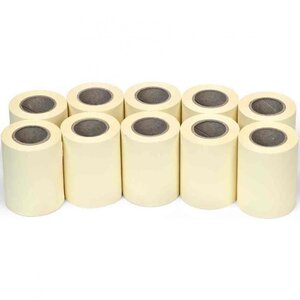 Wonday 10 X Recharge pour dévidoir de notes 10 m x 60 mm jaune