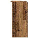 vidaXL Bureau de réception vieux bois 55x50x103 5 cm bois d'ingénierie