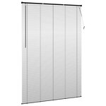 vidaXL Store Vénitien Réglable Noir 213 x 130 cm PVC