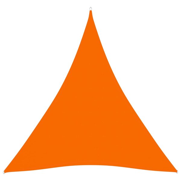 vidaXL Voile de parasol Tissu Oxford triangulaire 4 5x4 5x4 5 m Orange