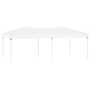 vidaXL Tente de réception pliable Blanc 3x6 m