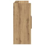 vidaXL Buffet chêne artisanal 105x30x70 cm bois d'ingénierie