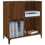 vidaXL Armoire à disques chêne marron 84 5x38x89 cm bois d'ingénierie