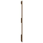 vidaXL Tête de lit murale Marron miel 166x3x90 cm Bois massif de pin