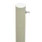 vidaXL Auvent latéral rétractable de patio 140x300 cm Gris