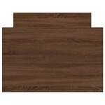 vidaXL Cadre de lit sans matelas chêne marron 90x200 cm