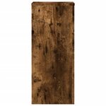 vidaXL Supports pour plantes 2 Pièces chêne fumé bois d'ingénierie