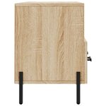 vidaXL Meuble TV chêne sonoma 102x36x50 cm bois d'ingénierie
