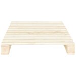 vidaXL Cadre de lit de palette Bois de pin massif 100x200 cm
