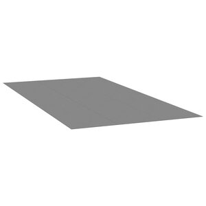 vidaXL Bâche de piscine gris clair 640x321 cm géotextile polyester