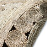 Tapis Funny Rosace - Ø 70 cm - Naturel