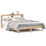 vidaXL Cadre de lit sans matelas 140x200 cm bois massif de pin