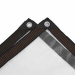 vidaXL Housse de protection plantes avec œillets 1x6 m polyéthylène
