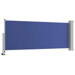 vidaXL Auvent latéral rétractable de patio 100x300 cm Bleu