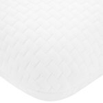 vidaXL Coussin de sommeil Uni Blanc 60 x 40 x 10 cm