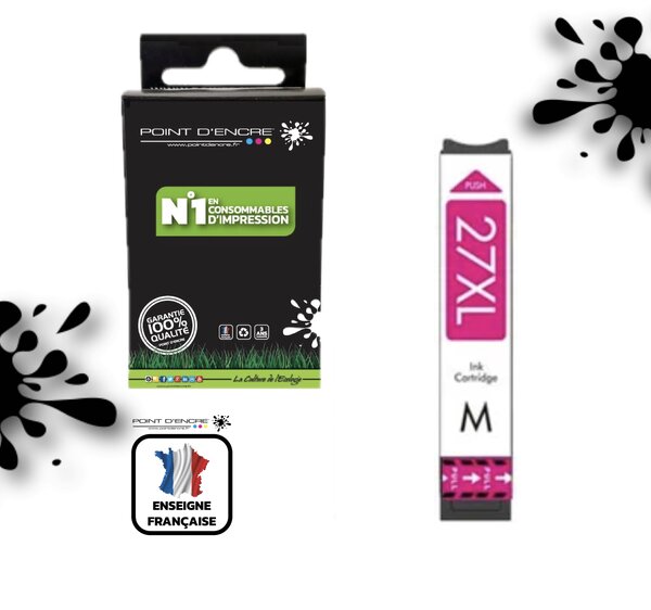 27XL - Réveil - MAGENTA - Grande capacité