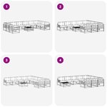 vidaXL Ensemble de canapés d'extérieur 11 pc Blanc et Beige