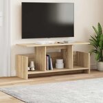 vidaXL Meuble TV Chêne Sonoma 102 x 35 x 45 cm Bois d'ingénierie