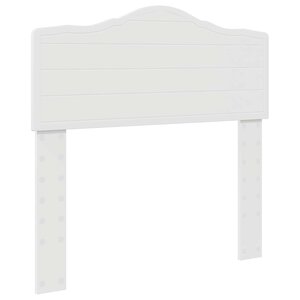 vidaXL Tête de lit Blanc 100 cm Bois d'ingénierie