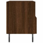 vidaXL Tables de chevet 2 Pièces chêne marron 40x35x47 5 cm