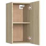 vidaXL Meubles TV 2 Pièces Chêne sonoma 30 5x30x60 cm Bois d’ingénierie