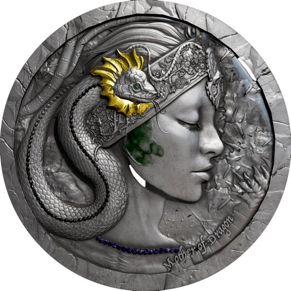 Pièce de monnaie en Argent 2000 Francs g 62.2 (2 oz) Millésime 2025 Legends of Babylon MOTHER OF DRAGON