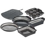 Tefal moule 24 minis madeleines crispybake - silicone - 30x29 cm