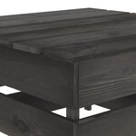 vidaXL Table palette de jardin Bois de pin imprégné