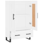 vidaXL Buffet haut blanc 69 5x31x115 cm bois d'ingénierie