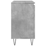 vidaXL Armoire de bain gris béton 58x33x60 cm bois d'ingénierie