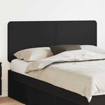 vidaXL Tête de lit Chêne noir 140 cm Bois d'ingénierie
