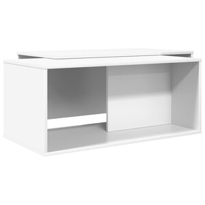 vidaXL Ensemble de tables basses 2 Pièces Blanc Bois d'ingénierie
