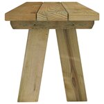 vidaXL Banc de jardin 110 cm bois de pin massif imprégné