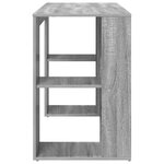 vidaXL bureau d'ordinateur gris sonoma gris sonoma panneau de particules
