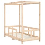 vidaXL Cadre de lit pour enfant 70x140 cm bois de pin massif