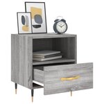 vidaXL Tables de chevet 2 Pièces sonoma gris 40x35x47 5 cm