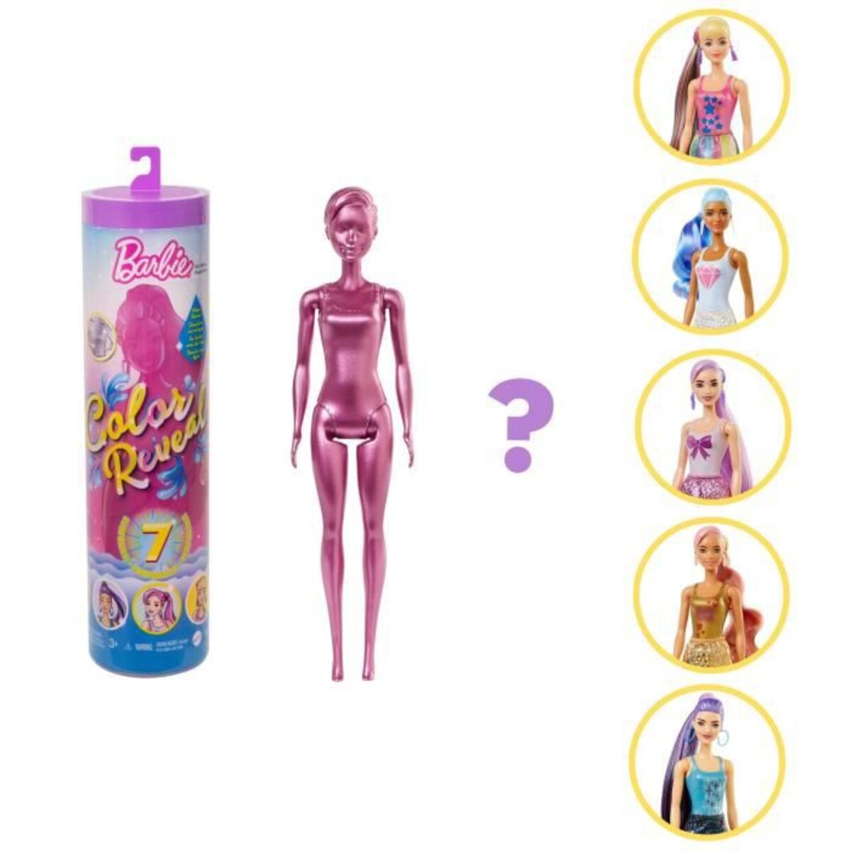 Barbie color reveal paillettes - La Poste