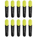 Surligneur Job jaune x 10 SCHNEIDER