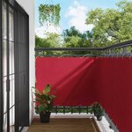 vidaXL Écran de balcon Rouge 110 x 500 cm Tissu Oxford
