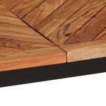 vidaXL Table à manger 200x100x75 cm bois massif d'acacia