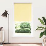 vidaXL Store enrouleur occultant jaune largeur du tissu 95 7 cm