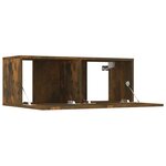 vidaXL Ensemble de meubles TV 5 Pièces Chêne fumé Bois d'ingénierie