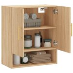vidaXL Armoire murale chêne sonoma 60x31x70 cm bois d'ingénierie